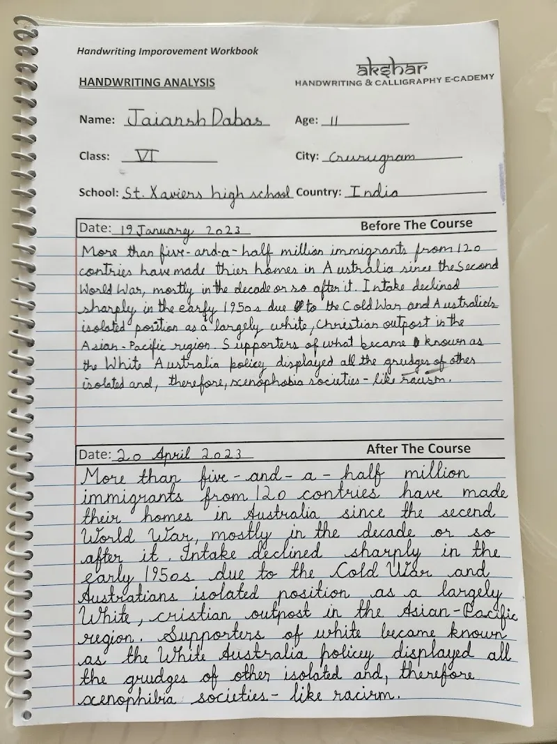 Akshar- Handwriting & Calligraphy Ecademy