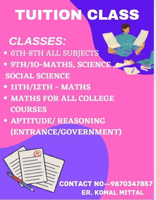 Er. Komal Mittal Maths Science Tuition Classes photo 4