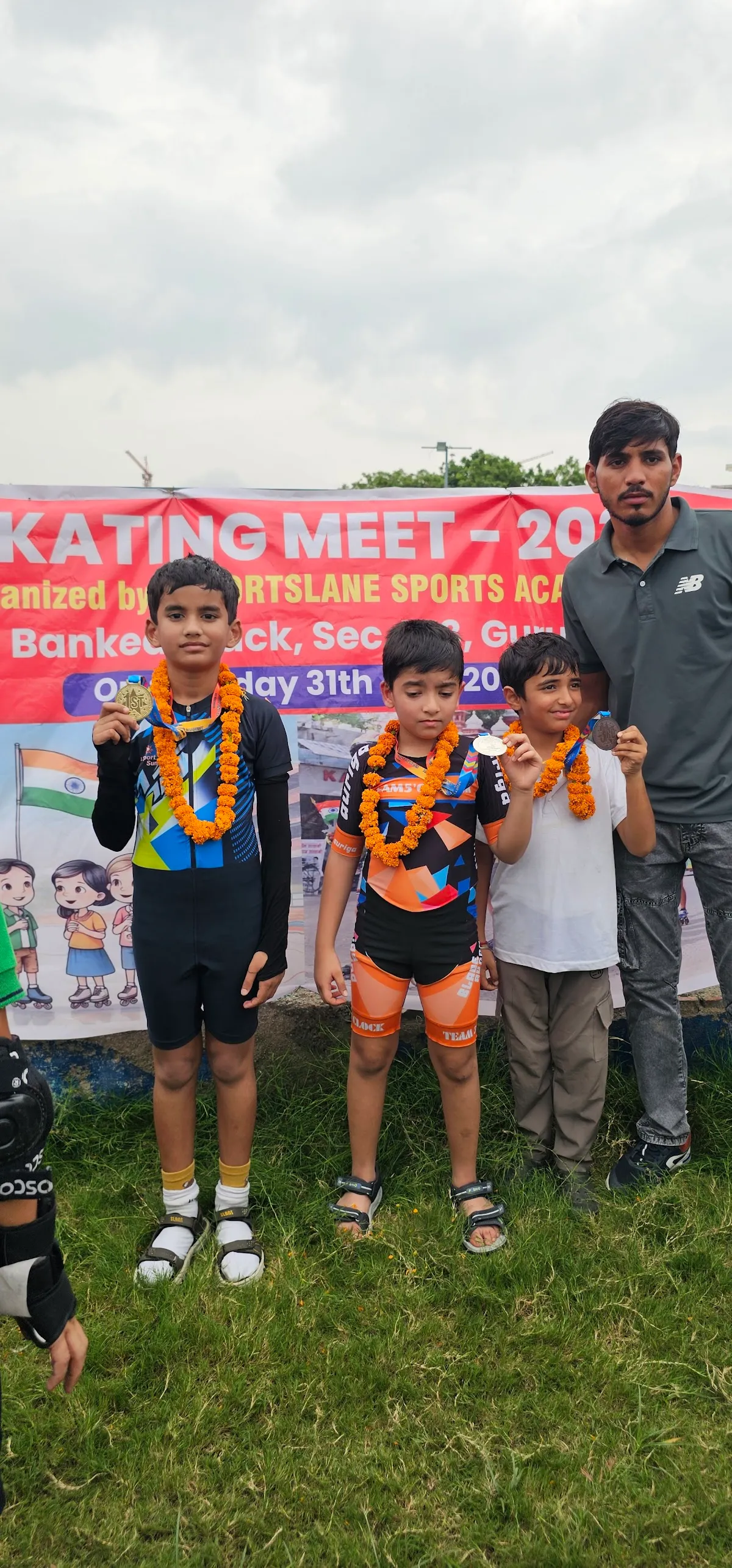 God Father of Roller & Ice Skating In India Guru Shri Jagraj Singh Sahney Ji Banked Skating Track photo 4