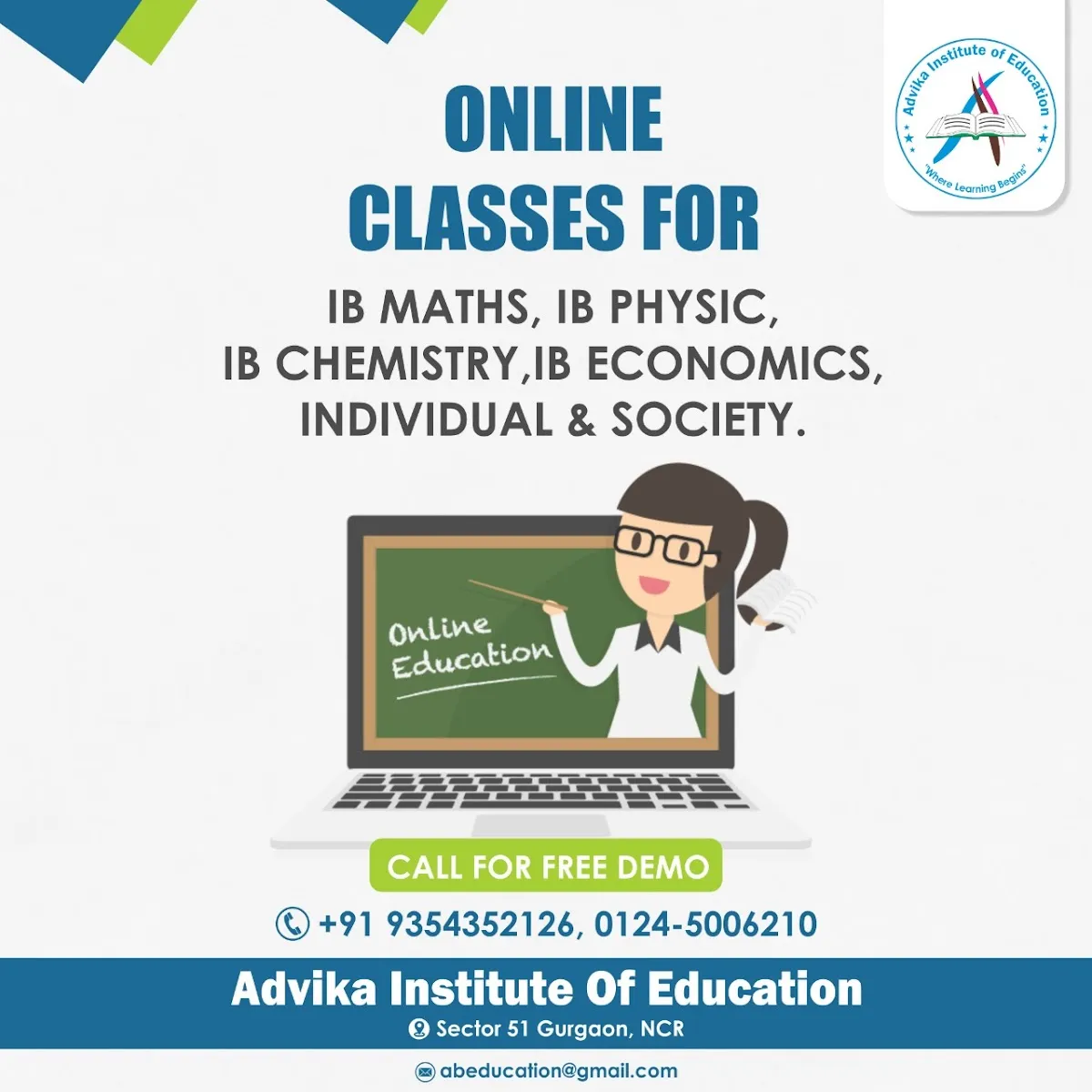 IB Advika Institute of Education Pvt. Ltd.- IB Tutors in Gurgaon photo 4