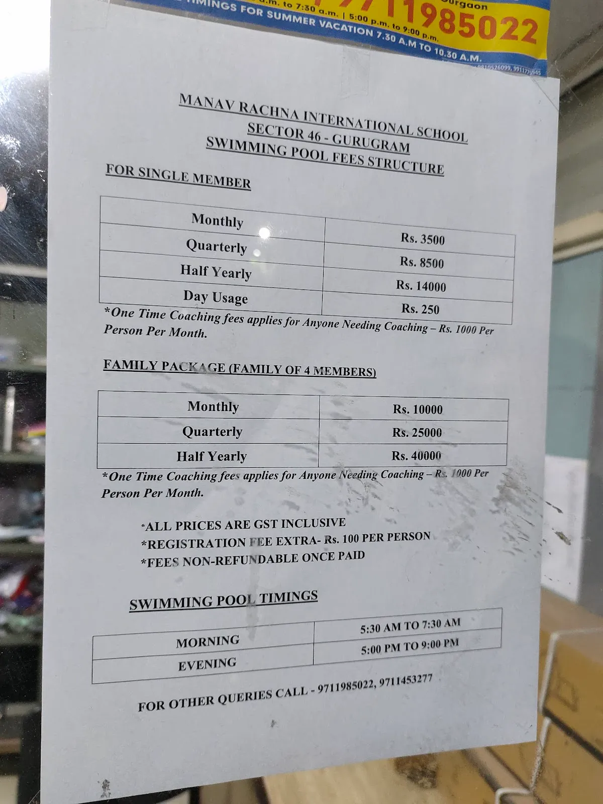 Manav rachna school swimming pool photo 2