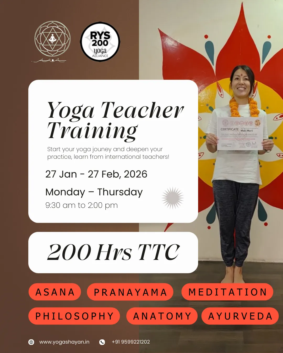 Studio Yogashayan - Yoga Classes in Gurgaon, Best Yoga Teacher Training photo 2