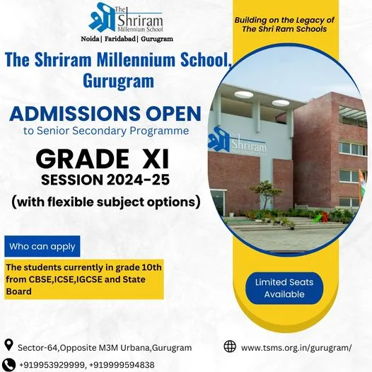 The Shriram Millennium School, Gurgaon - Best CBSE School in Gurgaon - CBSE Affiliated School in Gurugram photo 6